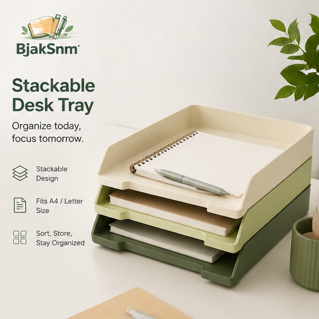 BjakSnm™ Minimalist Desktop Tray