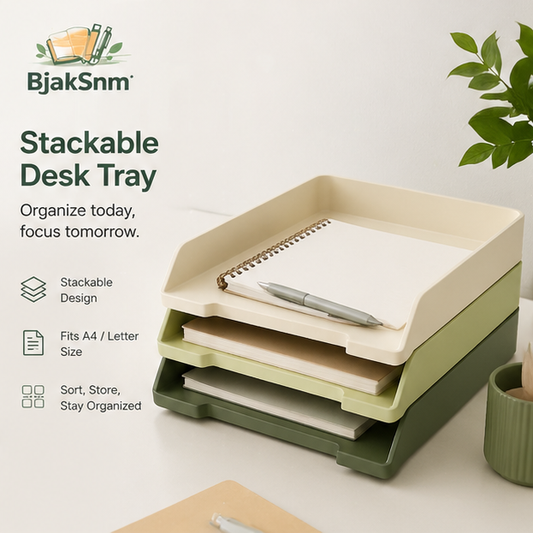 BjakSnm™ Minimalist Desktop Tray